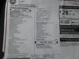 2020 Fiat 500X Trekking AWD Window Sticker