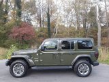 2021 Sarge Green Jeep Wrangler Unlimited Sahara 4x4 #140140731