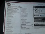 2020 Fiat 500X Pop AWD Window Sticker
