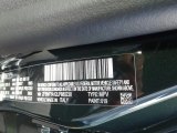 2020 500X Color Code for Vibrante Green Metallic - Color Code: 019