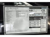 2021 Mercedes-Benz GLA 250 Window Sticker