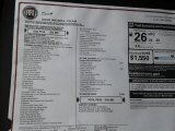 2020 Fiat 500X Trekking AWD Window Sticker