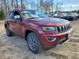 2021 Velvet Red Pearl Jeep Grand Cherokee Limited 4x4 #140161947