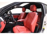 2018 BMW 4 Series 440i xDrive Coupe Coral Red Interior