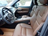 2021 Volvo XC90 T6 AWD Momentum Maroon Brown/Charcoal Interior