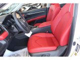 2021 Toyota Camry XSE Cockpit Red Interior