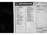 2021 Honda Accord Sport Window Sticker