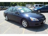 2007 Royal Blue Pearl Honda Accord SE Sedan #13895550