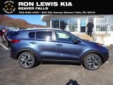 Pacific Blue Kia Sportage in 2021