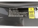 2017 M4 Color Code for Mineral Grey Metallic - Color Code: B39