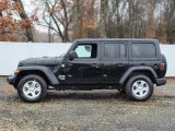Black Jeep Wrangler Unlimited in 2021
