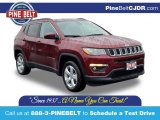 2021 Velvet Red Pearl Jeep Compass Latitude 4x4 #140201263