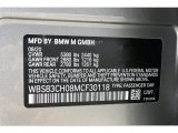 2021 M5 Color Code for Domington Grey Metallic - Color Code: C28