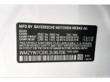 2020 Countryman Color Code for Light White - Color Code: B15