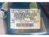 2016 Versa Color Code for Graphite Blue - Color Code: RAQ