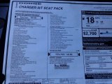 2020 Dodge Charger Scat Pack Window Sticker