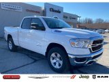 2021 Bright White Ram 1500 Big Horn Quad Cab 4x4 #140220802