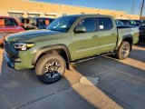 2021 Army Green Toyota Tacoma TRD Off Road Double Cab 4x4 #140231158