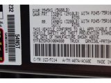 2019 Tacoma Color Code for Magnetic Gray Metallic - Color Code: 1G3