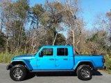 2021 Hydro Blue Pearl Jeep Gladiator Rubicon 4x4 #140231036