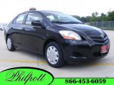 2007 Black Sand Pearl Toyota Yaris Sedan #13890896