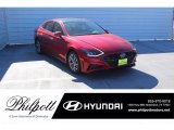 2020 Calypso Red Hyundai Sonata SEL #140241028