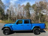 2021 Hydro Blue Pearl Jeep Gladiator Willys 4x4 #140281336