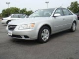 2009 Bright Silver Hyundai Sonata GLS #13888543