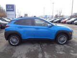 2021 Surf Blue Hyundai Kona SEL AWD #140288093