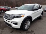 2021 Ford Explorer Hybrid Limited 4WD Front 3/4 View