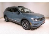 2020 Blue Silk Metallic Volkswagen Tiguan SE 4MOTION #140306048