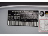 2018 SLC Color Code for Iridium Silver Metallic - Color Code: 988