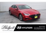 2021 Calypso Red Hyundai Sonata SEL #140306024