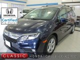 2018 Obsidian Blue Pearl Honda Odyssey EX-L #140318204