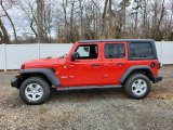 Firecracker Red Jeep Wrangler Unlimited in 2021