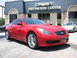 2008 Vibrant Red Infiniti G 37 Coupe #13895321