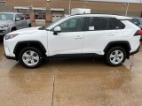 2021 Super White Toyota RAV4 XLE AWD Hybrid #140332617