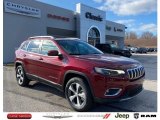 2021 Velvet Red Pearl Jeep Cherokee Limited 4x4 #140341855