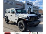 2021 Bright White Jeep Wrangler Unlimited Willys 4x4 #140341853