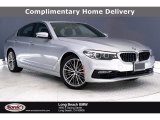 2018 Glacier Silver Metallic BMW 5 Series 530e iPerfomance Sedan #140341842