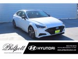 2021 Quartz White Hyundai Sonata SEL Plus #140349273