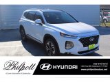 2020 Quartz White Hyundai Santa Fe SEL #140349272
