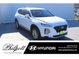 2020 Quartz White Hyundai Santa Fe SE #140349271