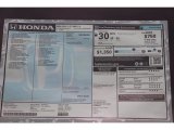 2020 Honda CR-V LX Window Sticker