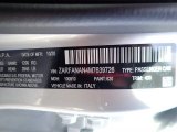 2021 Giulia Color Code for Stromboli Gray Metallic - Color Code: 433