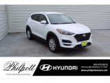 2021 White Cream Hyundai Tucson SE #140381262