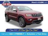 2021 Velvet Red Pearl Jeep Grand Cherokee Limited 4x4 #140402187