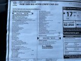 2021 Ram 1500 Built to Serve Edition Crew Cab 4x4 Window Sticker