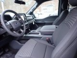 2021 Ford F150 STX SuperCrew 4x4 Sport Black Interior