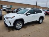 2021 Super White Toyota RAV4 XLE AWD #140423983